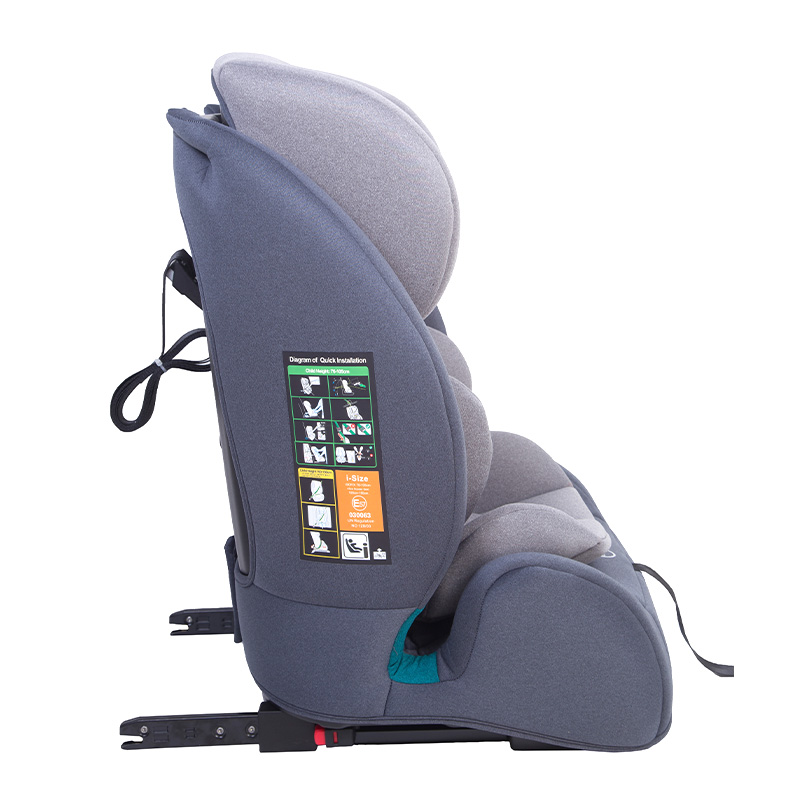 OG302A Yksinkertainen asennus Premium-laatu 76-150 cm lasten autoistuin isofix ja ylin