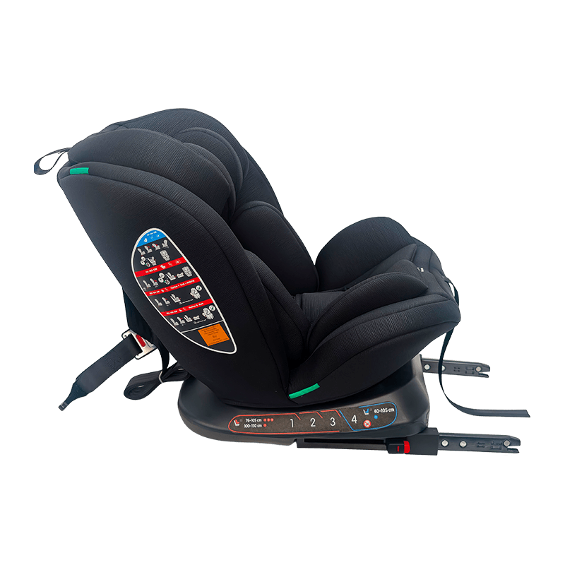 OG801A ECE R129 40-150 cm: n vaihtovelkakirjalajaryhmälle 0 1 2 3 Auton istuimen rajoitus isofixin kanssa